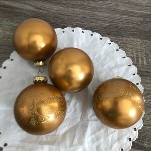 Vtg Elegant Holiday Ornaments